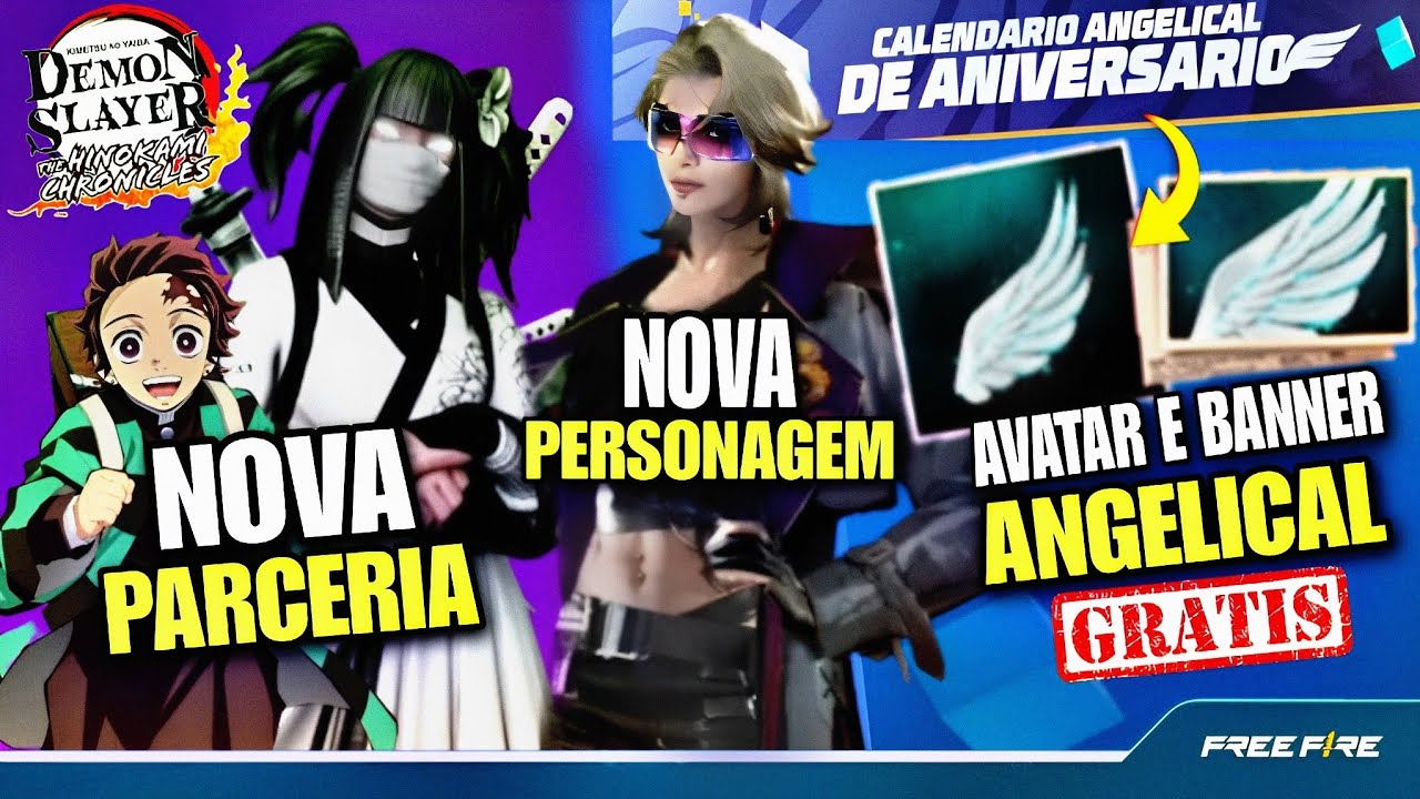 Free Fire e Demon Slayer: nova parceria da Garena com anime - Free Fire Club  - iFunny Brazil