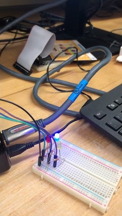 LED Circuit Using GPIO Pins and Python Code - YouTube