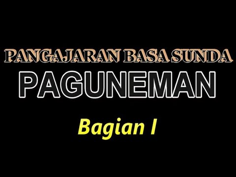 Pangajaran Paguneman #1