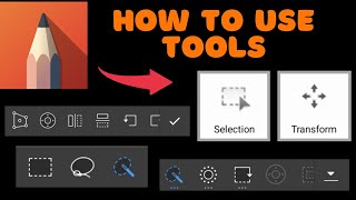 How to use sketchbook app | Autodesk sketchbook tutorial #selection #transform #tools #sketchbook