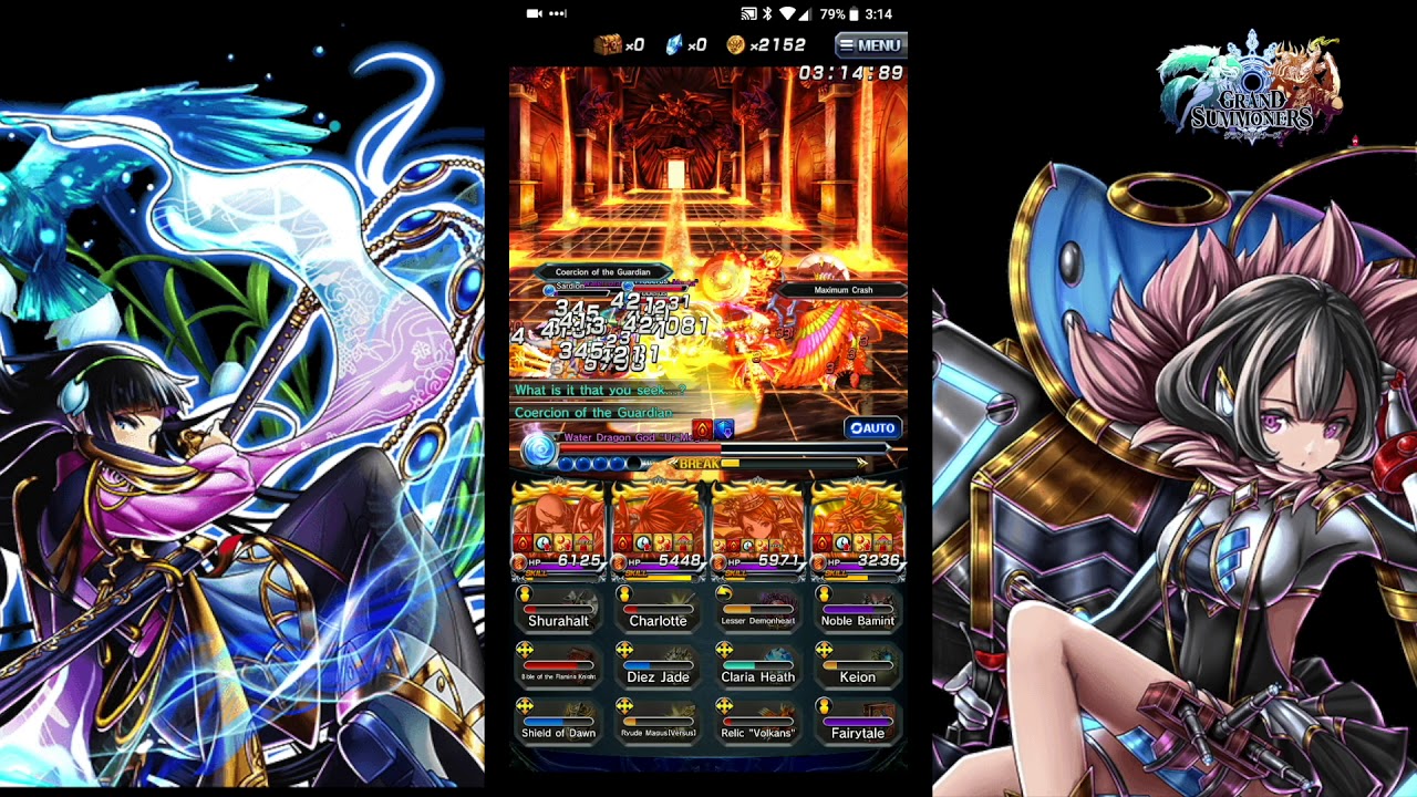 [Grand Summoners] Inferno Ruins Area 6 Budget Guide