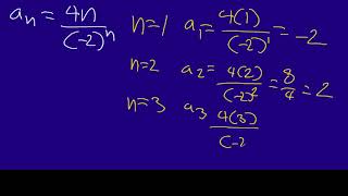 Alternating Sequences: Explicit
