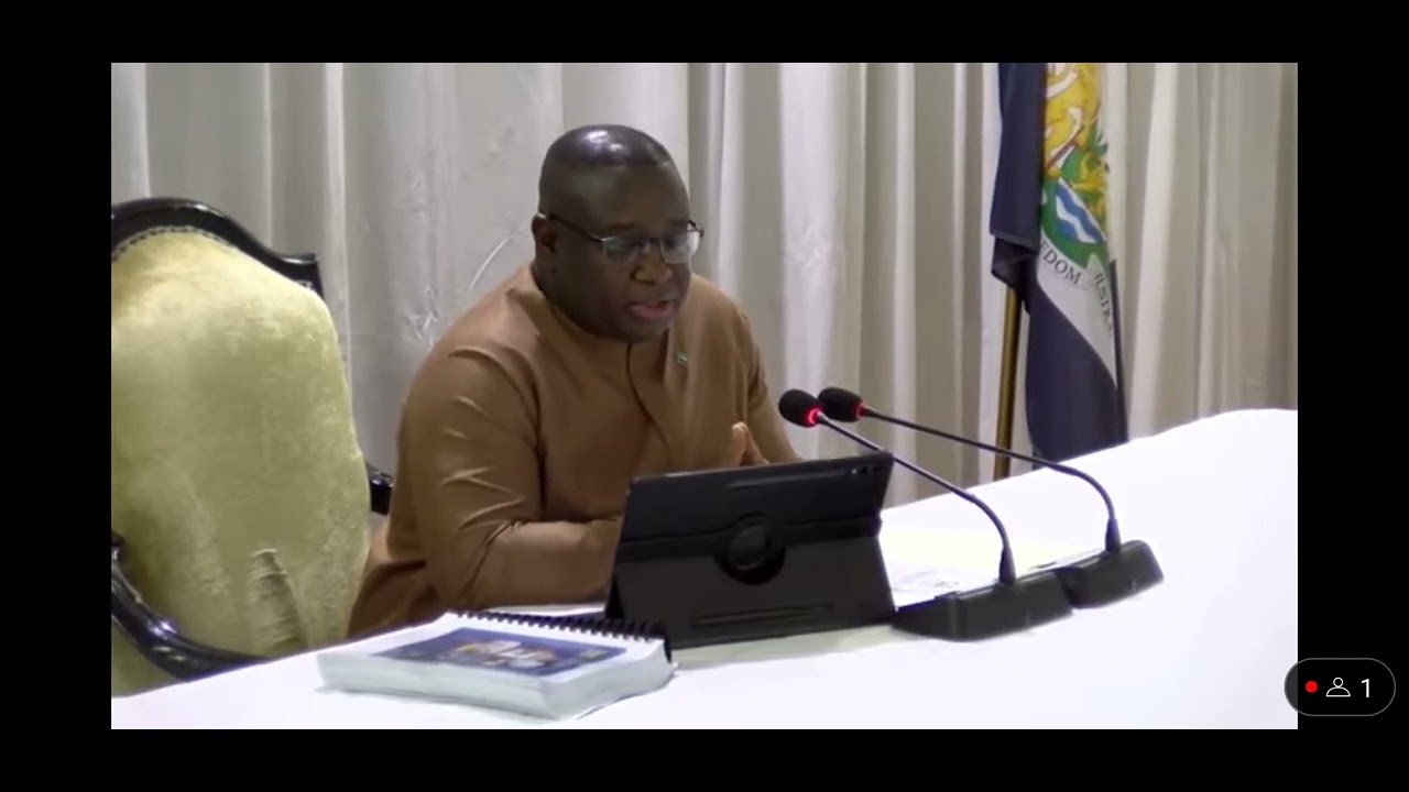 Official Tripartite Committee Report At State House in Freetown Sierra Leone Handed To President