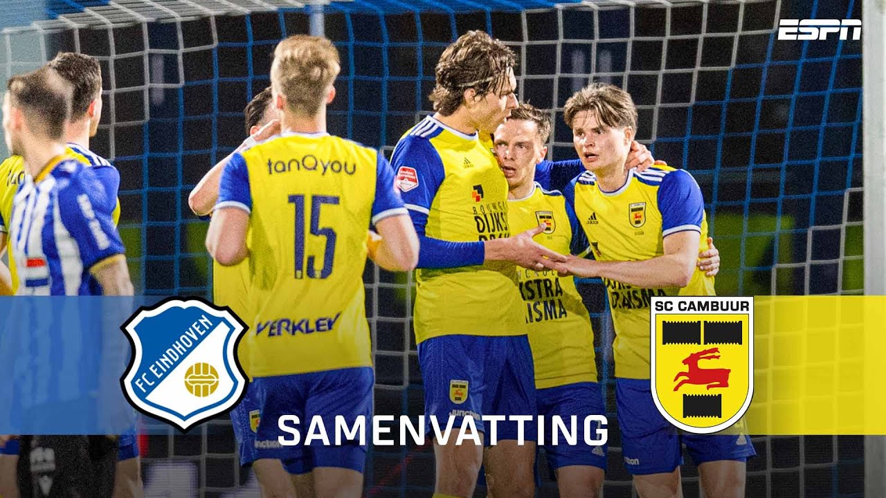 EEN MAKKELIJKE avond voor CAMBUUR in EINDHOVEN 😌 | Samenvatting FC Eindhoven - Cambuur