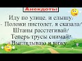 Иду по улице и слышу: - Штаны расстегивай! Теперь трусы снимай! Подборка жизненных анекдотов