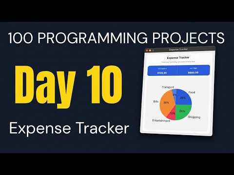 Expense Tracker in Python (Tkinter Tutorial) — Day 10/100