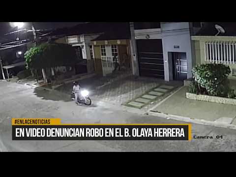 En video denuncian robo en el barrio Olaya herrera