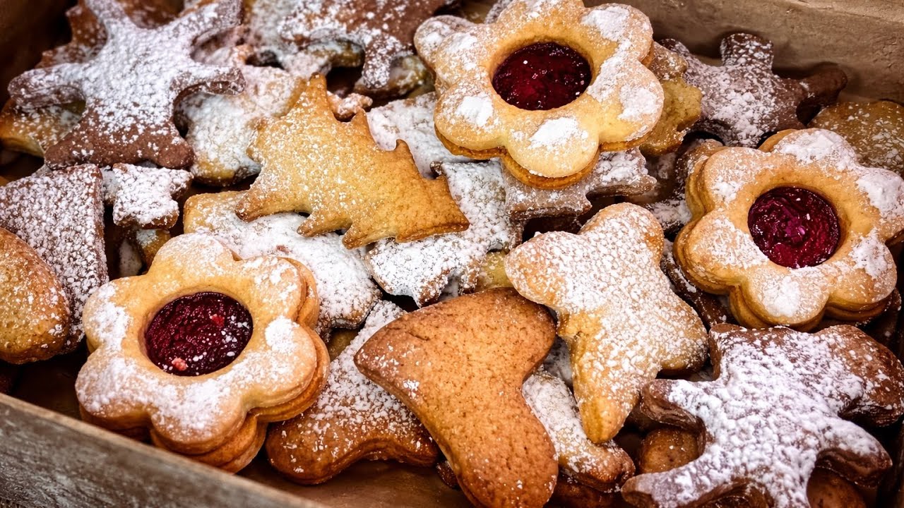 Готовлю печенье для подарков. Пять разных вкусов