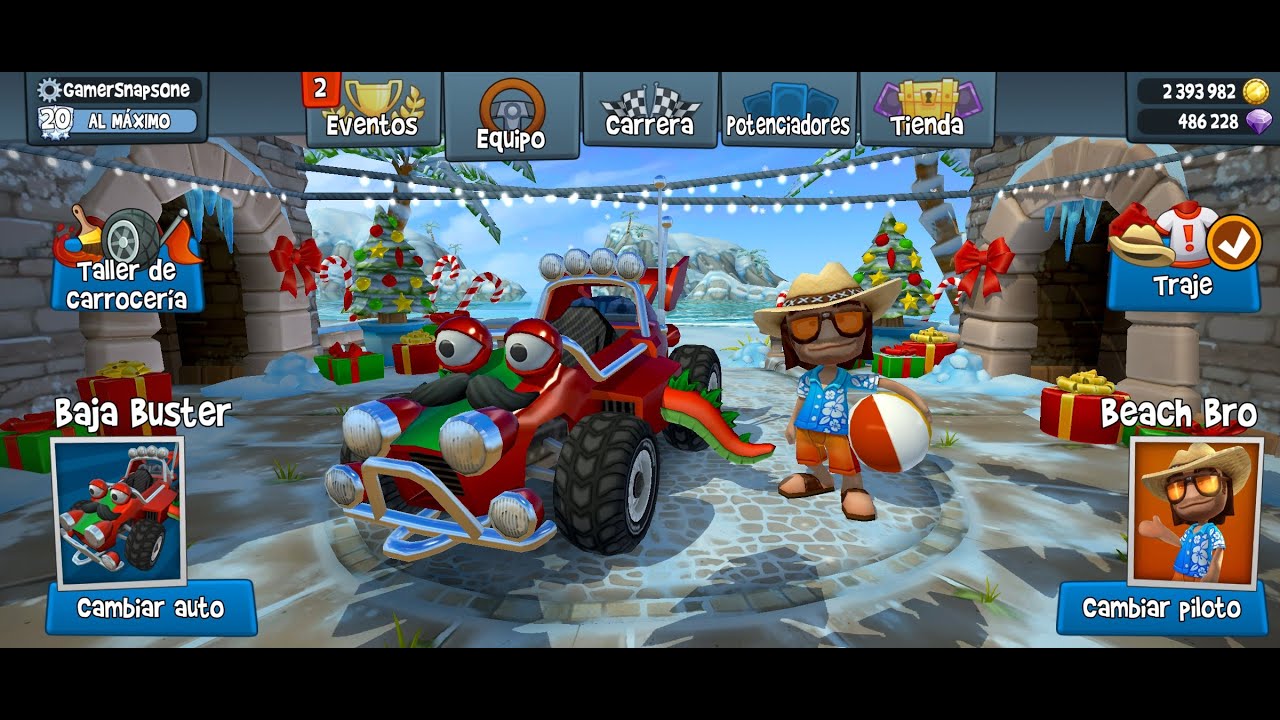 Juego, Como, gamer, Beach Buggy Racing 2 || Beach Bro | Baja Buster Dragon