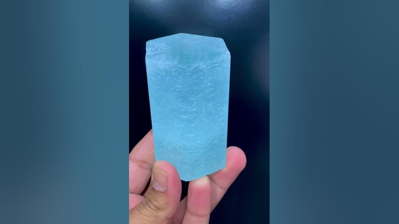 Aquamarine crystal - YouTube