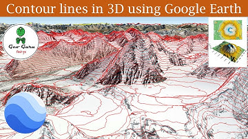 Create and Visualize Contour Lines in 3D using QGIS & Google Earth