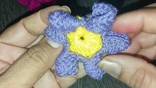 Handembroidery Activity Beginners /Flowers Creations Home work in progress/Crochet Thearding Knittin