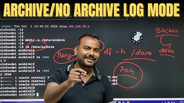 What is Archive/No Archive Log mode in Oracle DBA| How to put database in Archive log mode