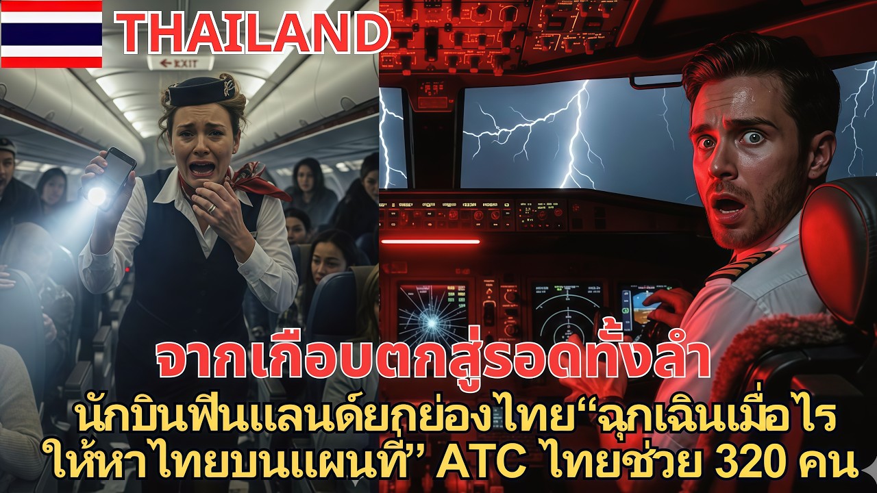 จากเกือบตกสู่รอดทั้งลำ นักบินฟินแลนด์ยกย่องไทย“ฉุกเฉินเมื่อไร ให้หาไทยบนแผนที่” ATC ไทยช่วย 320 คน
