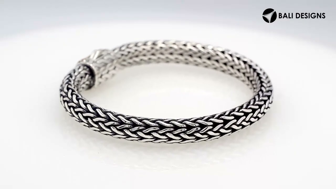 Solid Italian 925 Sterling Silver Curb Chain Bracelet, Mens Thick Bracelets,  Curb Link Chain 8 Inch Bracelet