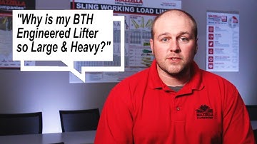 Why is My Engineered Lifting Device So Big and Heavy?