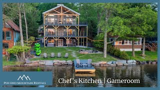 Indulge in Lake Front Livin': 8 Bedroom Lakefront Vacations w/ Kayaks from Pocono Mountain Rental