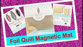 Foil Quill Magnetic mat By We R Memory Keepers New Release Honest Review Unboxing