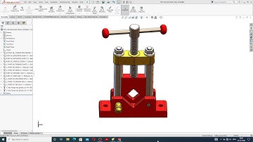 PIPE VISE MACHINE PROJECT ANIMATION IN SOLIDWORKS