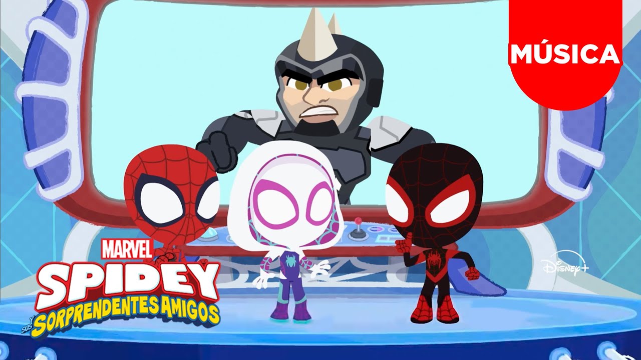 Spidey y sus Sorprendentes Amigos | Trabajo con Equipo Araña | Música