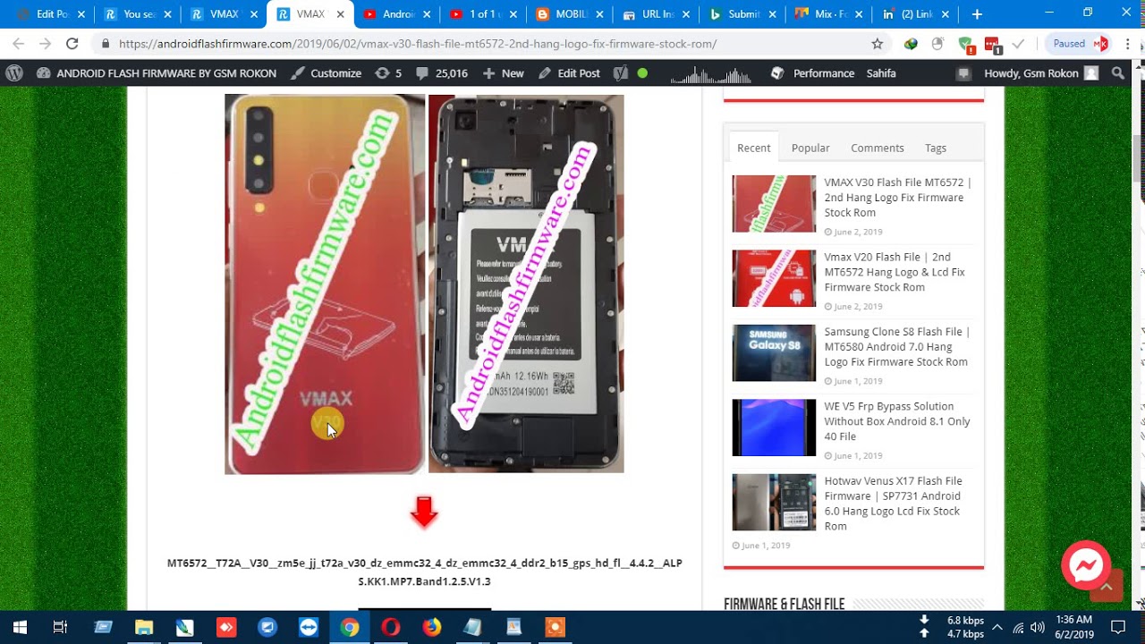 VMAX V30 Flash File MT6572 | 2nd Version Firmware Stock Rom Download
