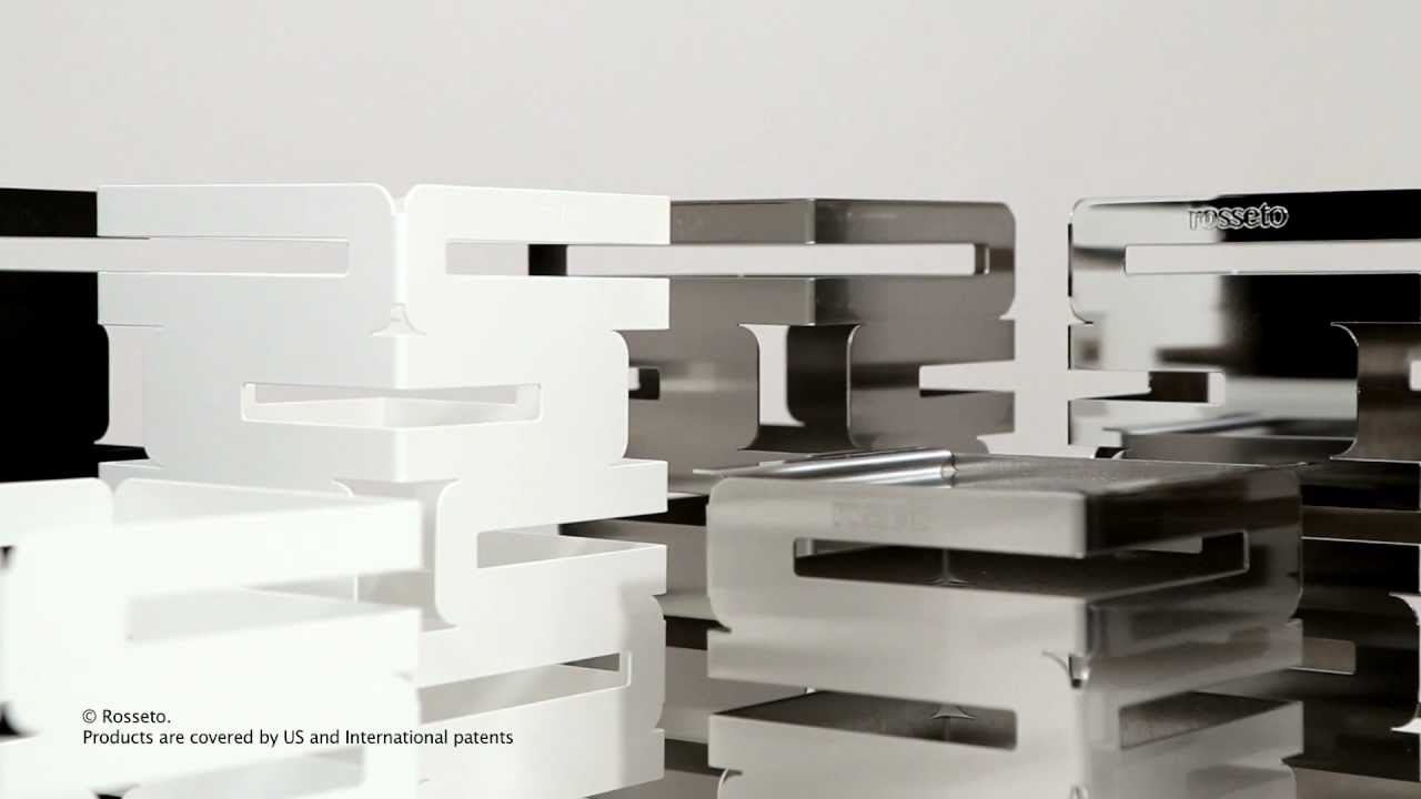 Rosseto - Skycap Square Multi-Level Buffet Risers & Glass Shelves - YouTube