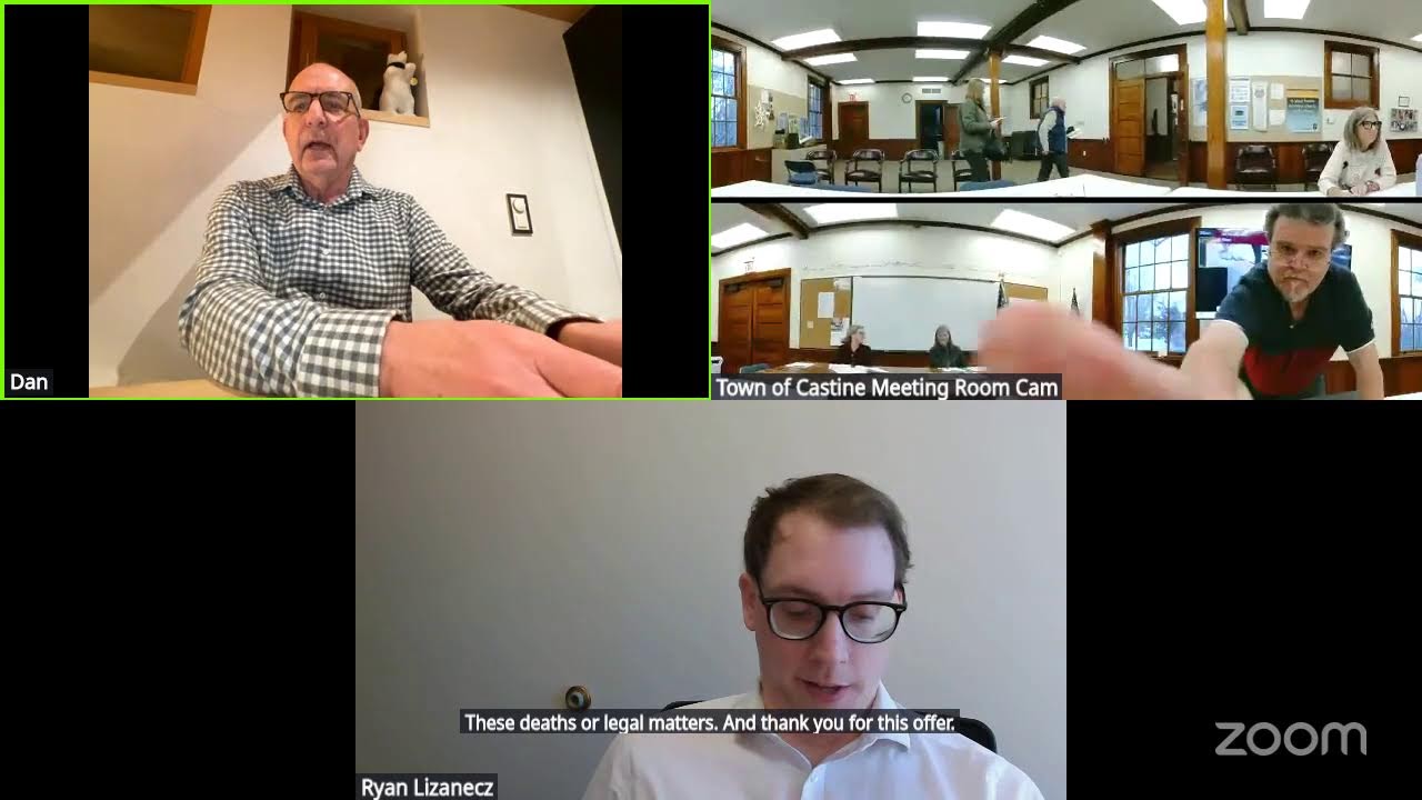 Town of Castine Selectboard Work Session 021226