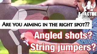 Want to find your deer? Aim here! Where to shoot a DEER Whitetail Anatomy Shot Placement with a bow