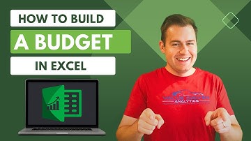 How to Build a Budget in Excel | Part 2 | Brian Amrine | @ValueDrivenAnalytics