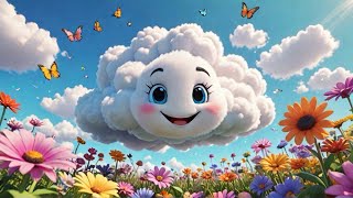 The Little Cloud Who Wanted to Shine | Inspiring Kids Story with Moral | Puffy the Cloud
