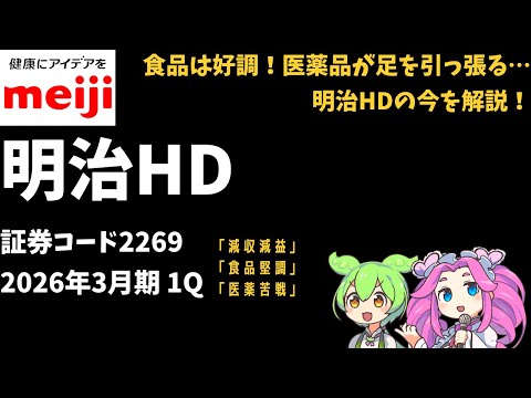 3分で決算解説！明治ホールディングス(証券コード2269)　2026年1Q