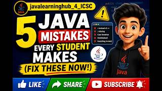 Top 5 Java Beginner Mistakes and How to Avoid Them | ✓What is Java | Javalearninghub_4_ICSC
