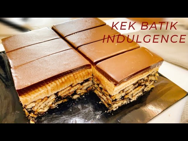 Kek Batik Indulgence Viral Cara Mudah Tak Guna Oven Rasa Sedap Youtube