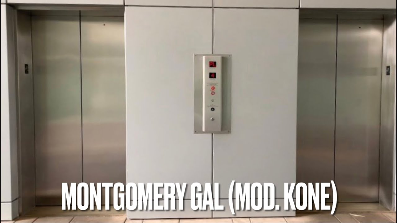 Really Nice Montgomery GAL (mod. KONE) Traction elevators - Former Walmart and Burlington - WP, NY