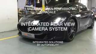 2015 MASERATI GRANTURISMO MC STRADALE INTEGRATED REAR VIEW CAMERA SYSTEM