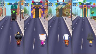 Talking Tom D Run Talking Tom,Talking Angela,Talking Hank,Talking Becca Androidios Gameplay