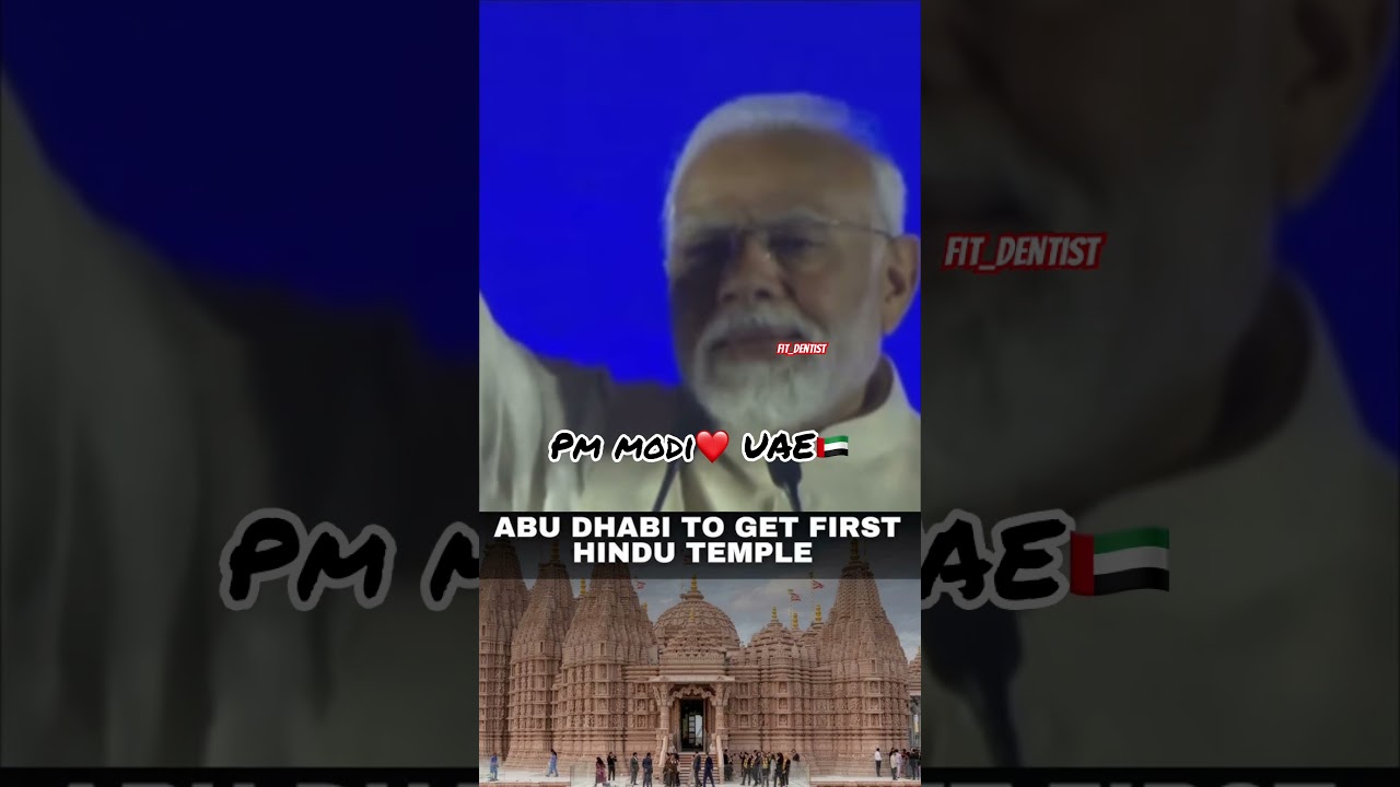 PM Modi in UAE 🇦🇪 speech 