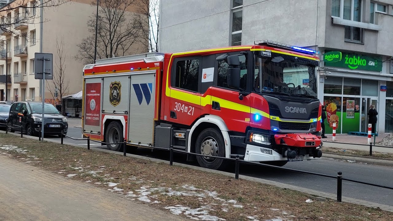🚨 Dwa wyjazdy alarmowe JRG 4 Warszawa do różnych zdarzeń 🏙🔥 