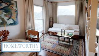 LOS ANGELES HOUSE TOUR | Step Inside a 450 Sq Ft 1920s Apartment | Renter-Friendly Design