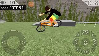Free world bmx old garden level gameplay screenshot 3