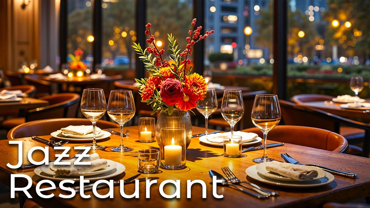 Restaurant Music - Relaxing Jazz Saxophone Instrumental & Smooth Jazz Background Music for Dinner