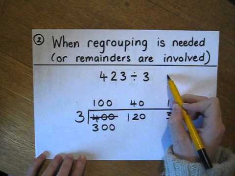 Division expanded and compact methods