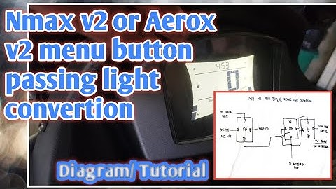 How to convert menu button into passing nmax v2||aerox v2||DhongMoto