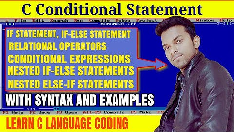 Conditional statements in c || C language tutorial