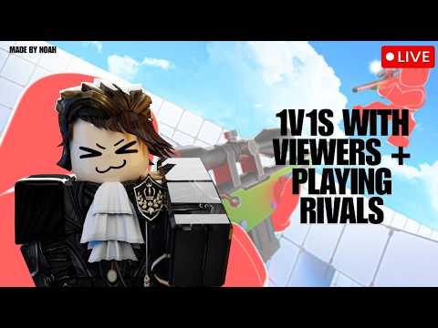 RIVALS 1V1 + PLAYING WITH VIEWERS