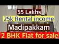 2BHK flat for sale ground floor north facing All inclusive 55 Lakhs Nearby Ponniyamman Kovil Road