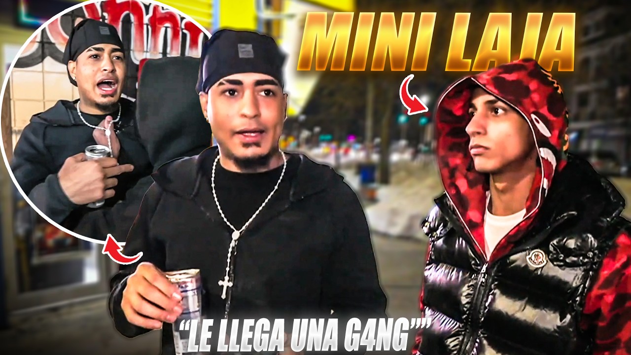 REYDELACITY CAMINANDO POR EL BLOQUE CON MINI LAJA… LE LLEGA UNA G4NG 😳🔥