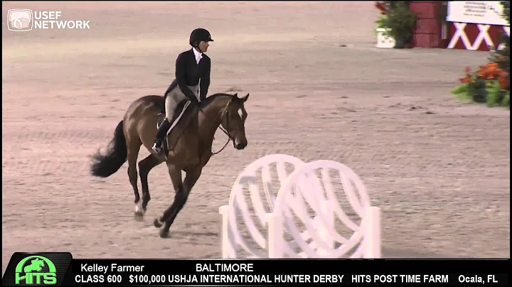 Kelley Farmer & Baltimore $100,000 USHJA Internati...