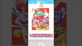 Cereal decal codes in Bloxburg Cereal decal codes in Bloxburg