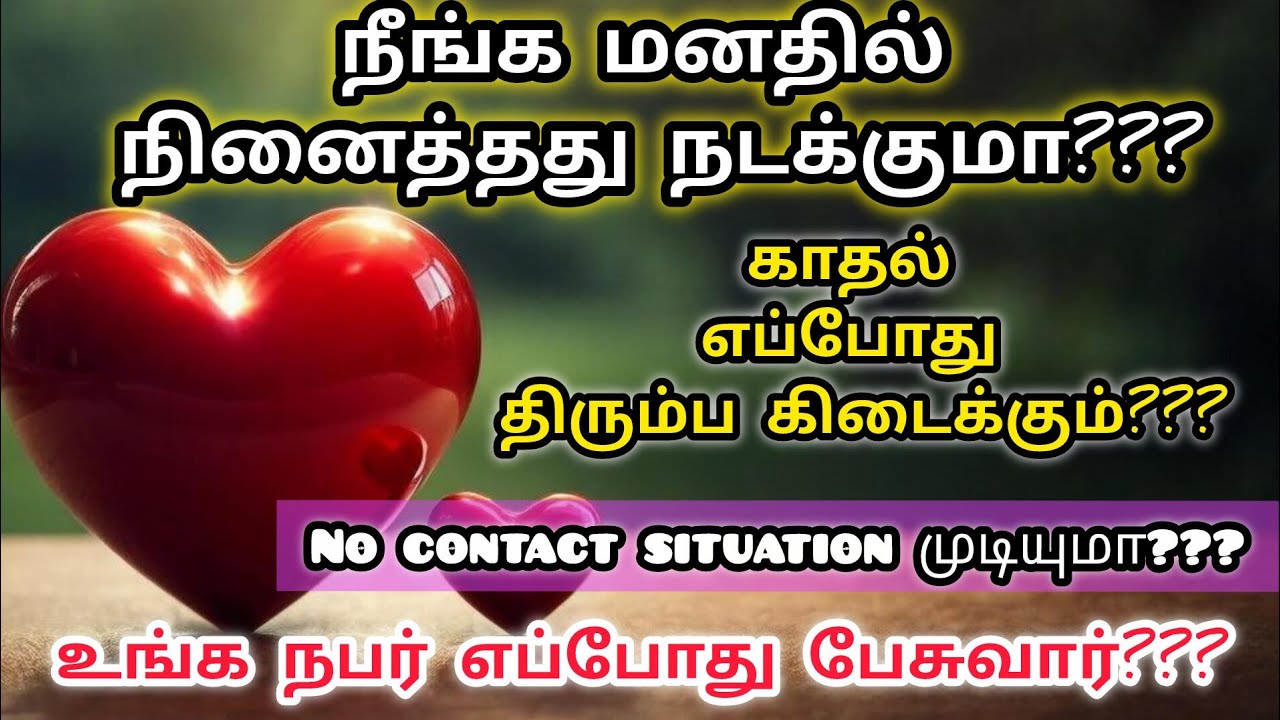 இனி உங்க கையில தான் இந்த காதல் இருக்கு|Suji|Tarotreading|Powerofmindloa 